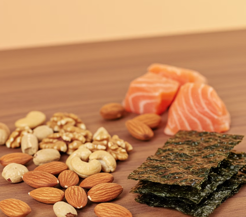 식이섬유 많은 음식 : 견과류&amp;#44; 해조류