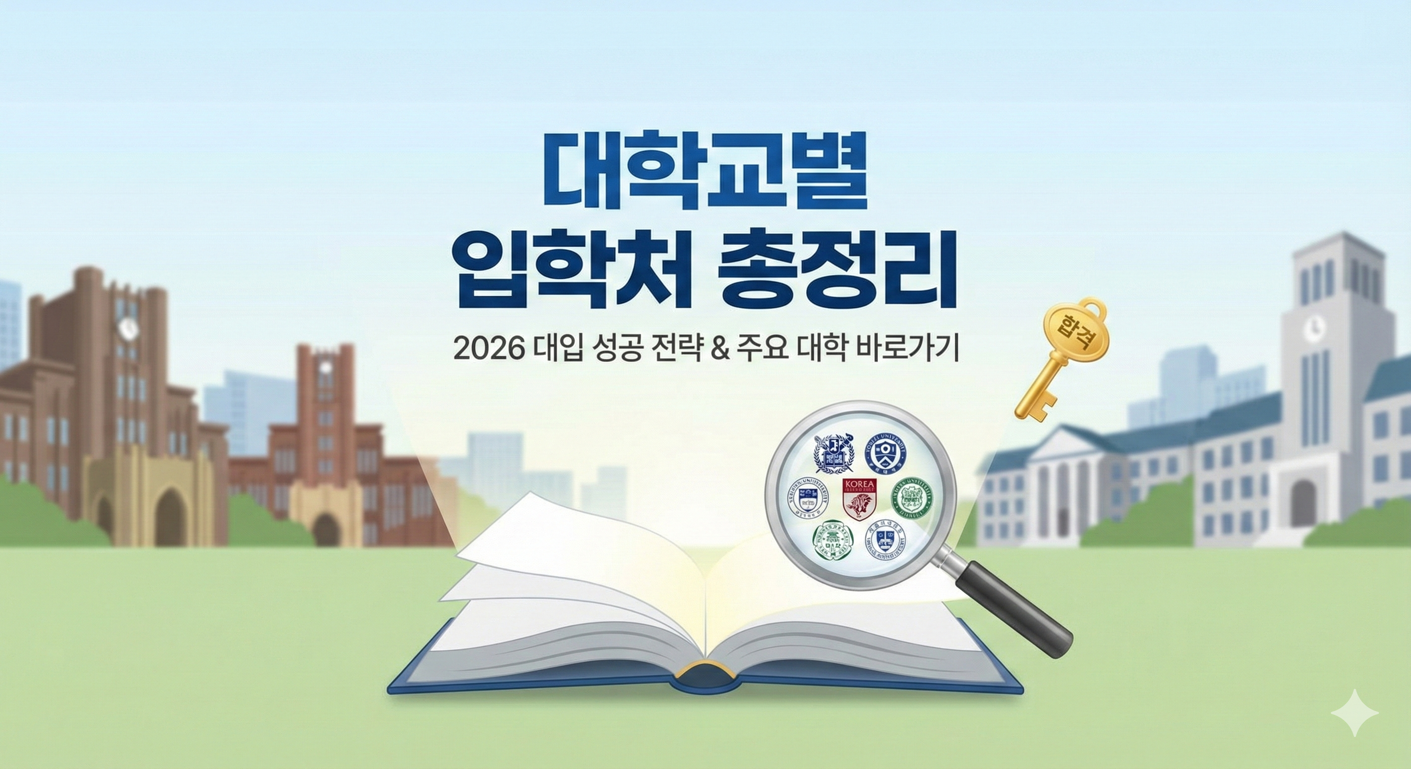 대입 성공 전략: 대학교별 입학처 활용법 및 주요 대학(이화여대 등) 전형 변화 분석