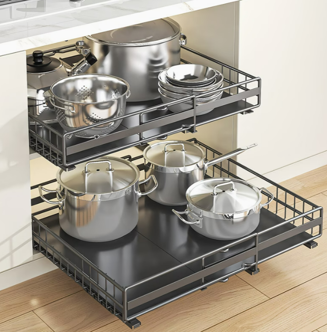 철제 주방 수납 정리함