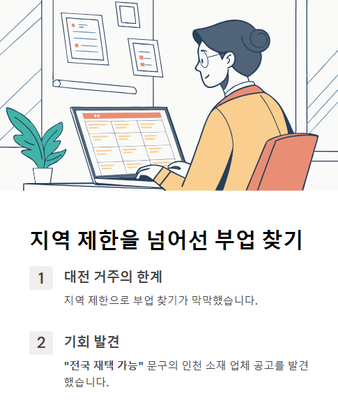 지역 제한을 넘어선 부업 찾기