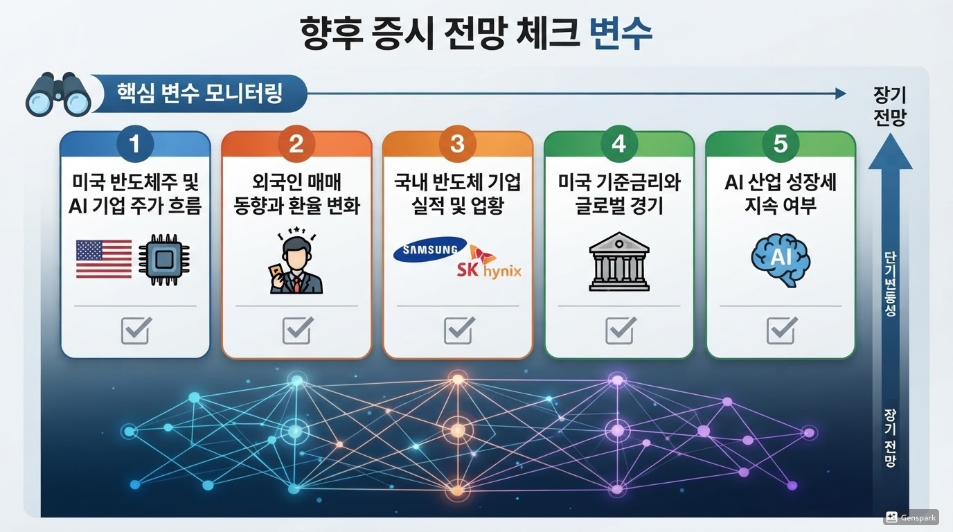 향후 국내 증시 전망과 체크해야 할 변수