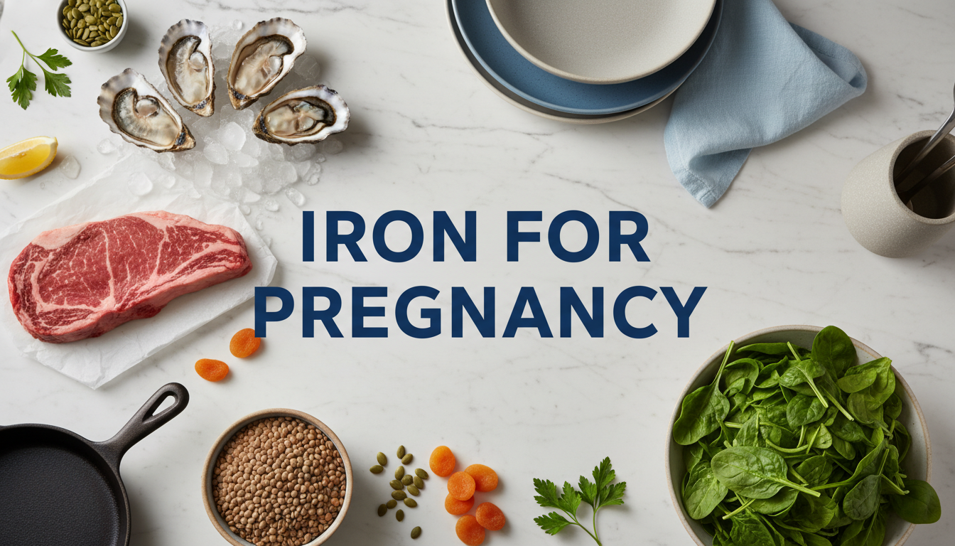 소고기, 굴, 시금치, 렌틸콩, 호박씨 등 임산부 빈혈 예방에 좋은 철분이 풍부한 음식 5가지