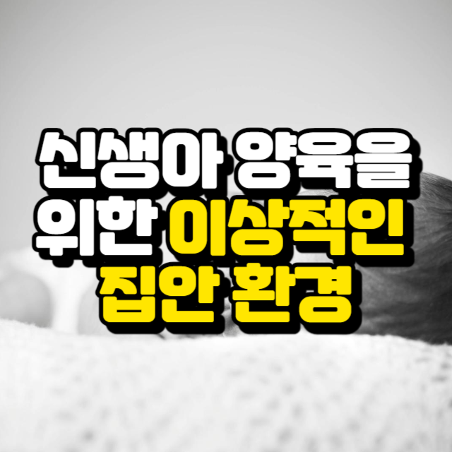 신생아 양육을 위한 이상적인 집안 환경
