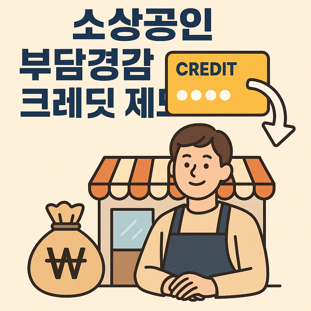 2025 소상공인 부담경감 크레딧 제도 관련 이미지
