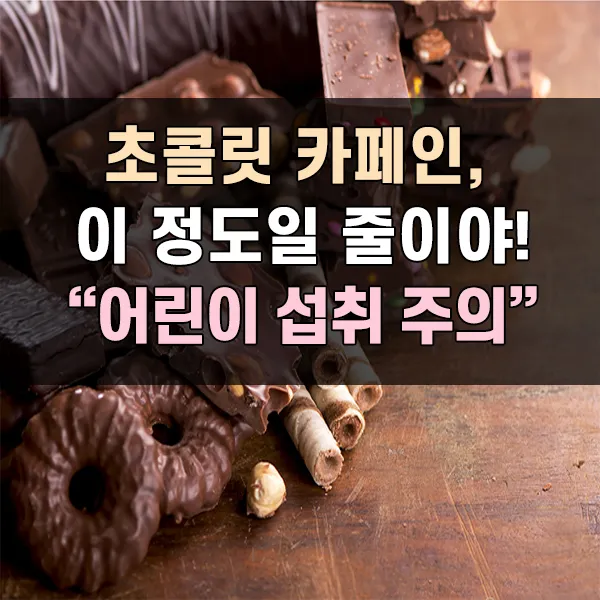 카페인 일일섭취권고량 초과 주의
