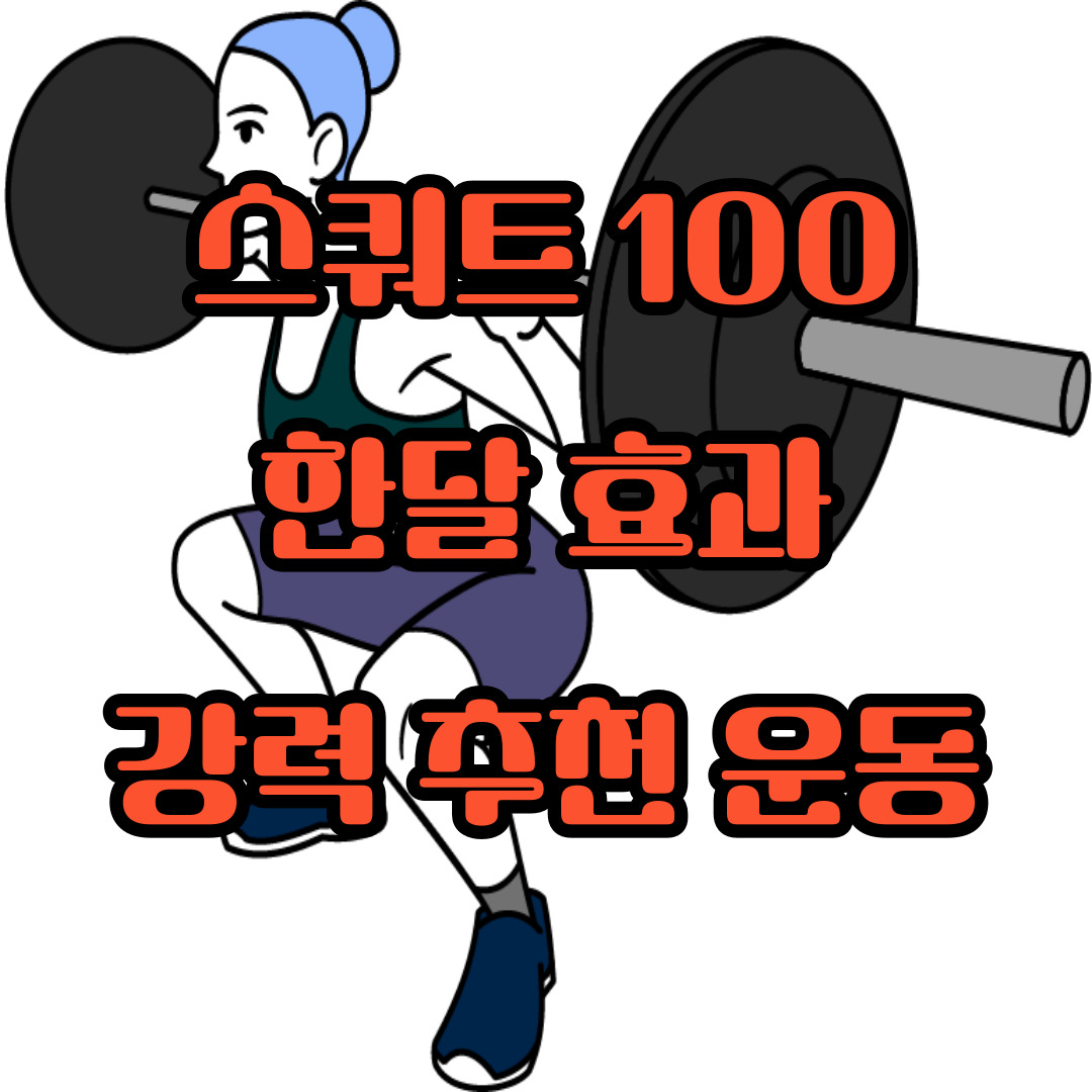 스쿼트 100개 한달