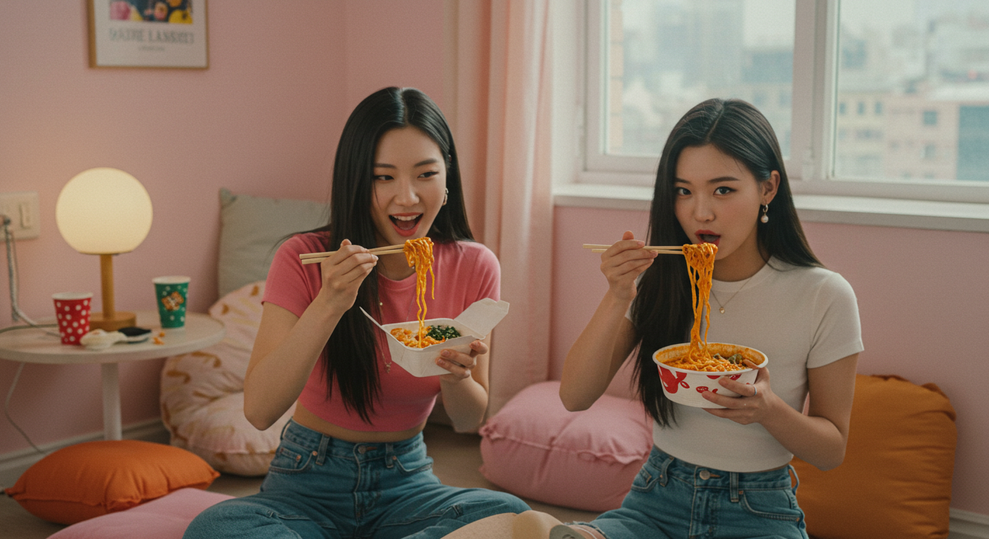 식사 중인 여성들