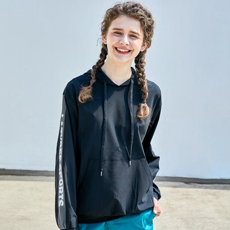 나우앤뉴 레이지비 쿨터치 에어라이트 루즈핏 여성 후드 래쉬가드