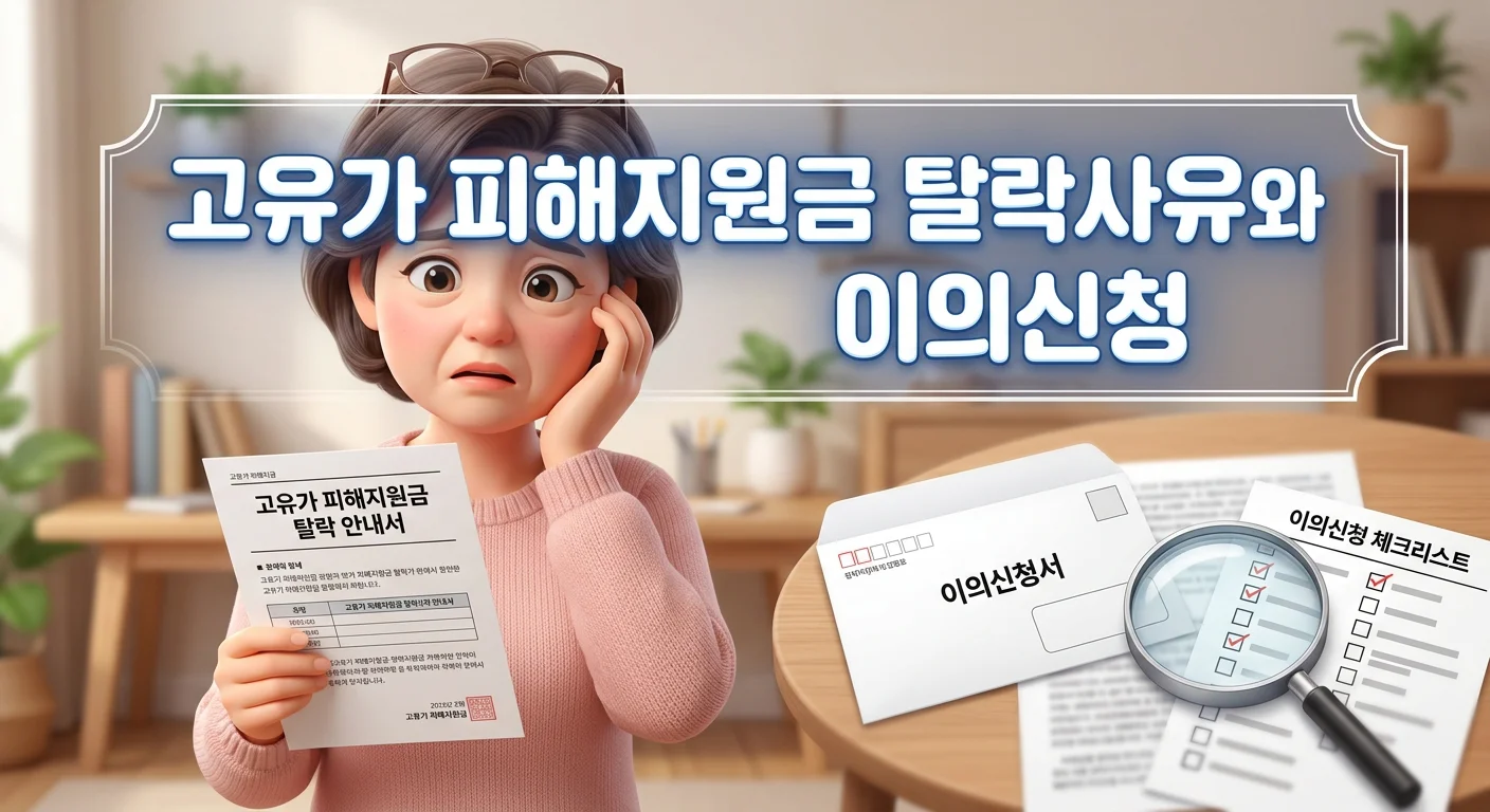 고유가지원금 탈락사유, 2차 대상자 제외 원인 및 이의신청 방법 정리