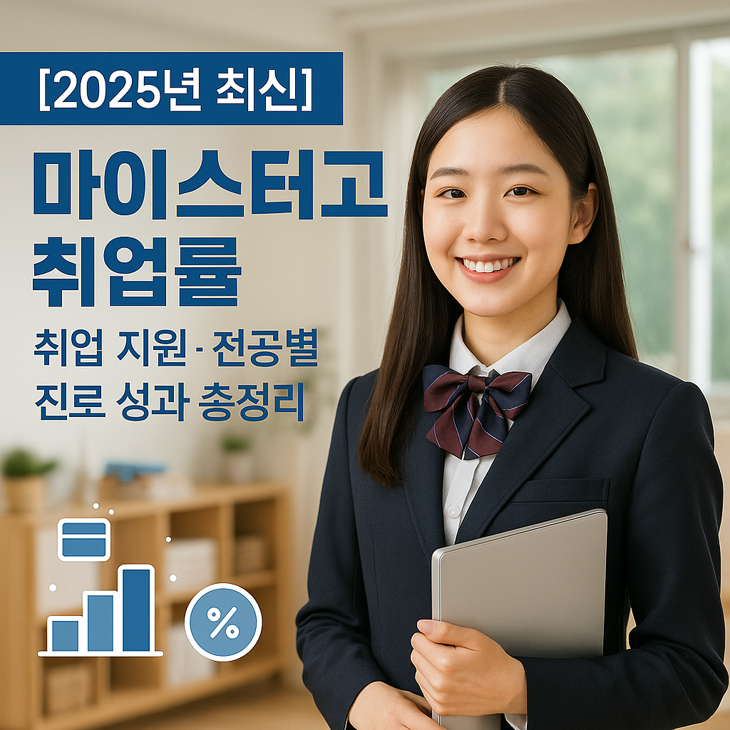 [2025년 최신] 마이스터고 취업률 ｜ 취업 지원·전공별 진로 성과 총정리