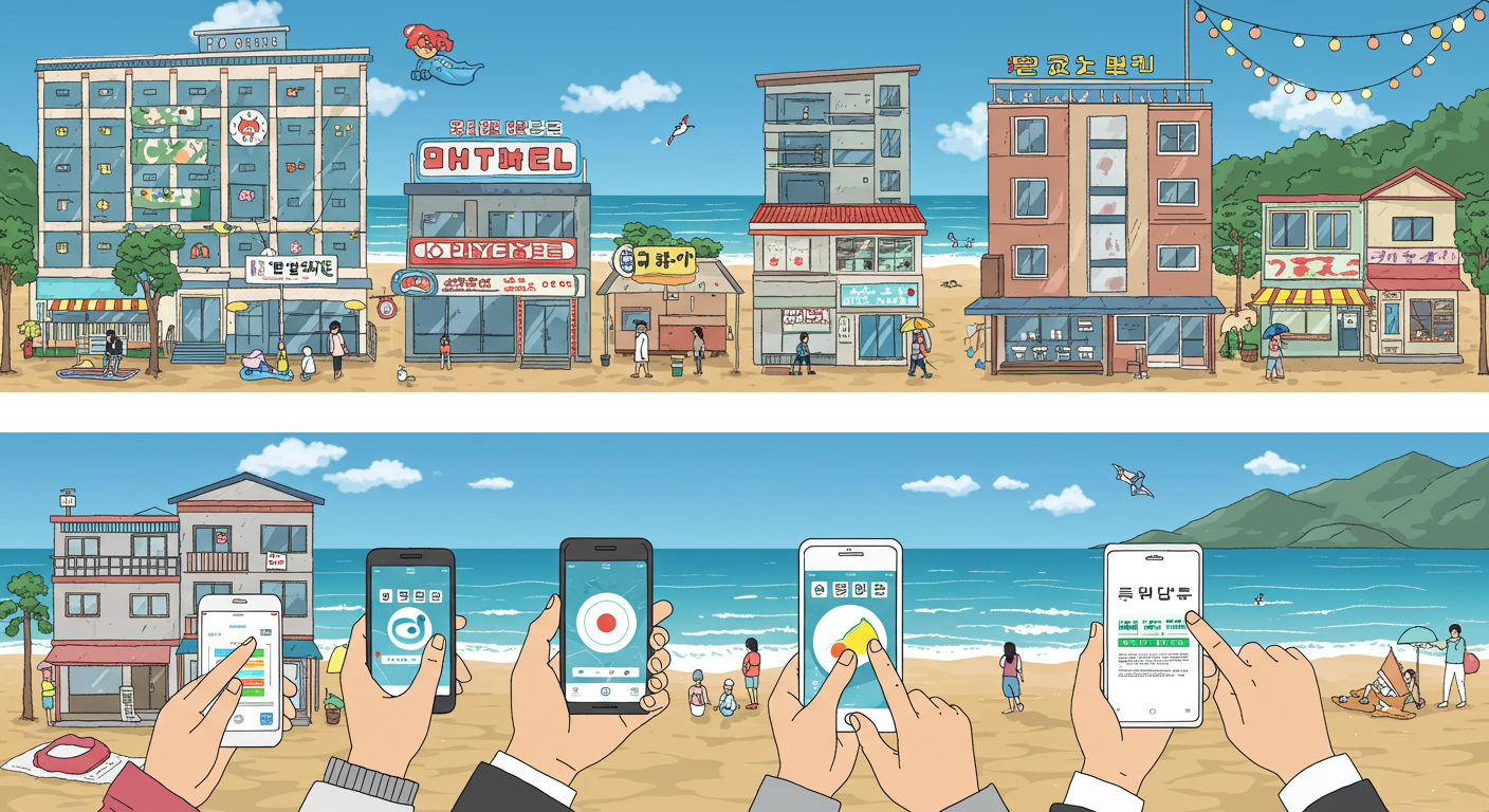 다대포 해수욕장 인근 2025 여름 숙소 실시간 예약 가이드