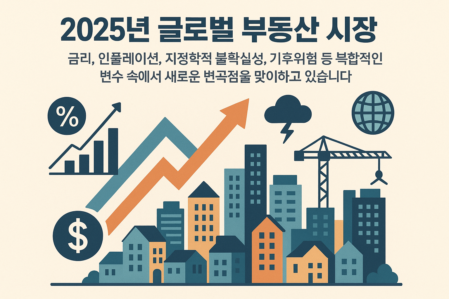 .2025년 글로벌 부동산 전망 (위기, 투자, 기회)