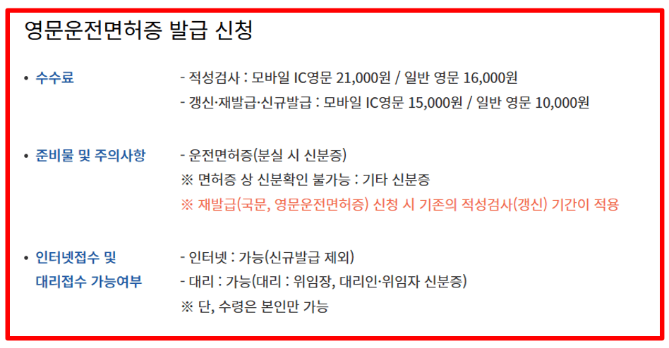 영문운전면허증, 국제운전면허증