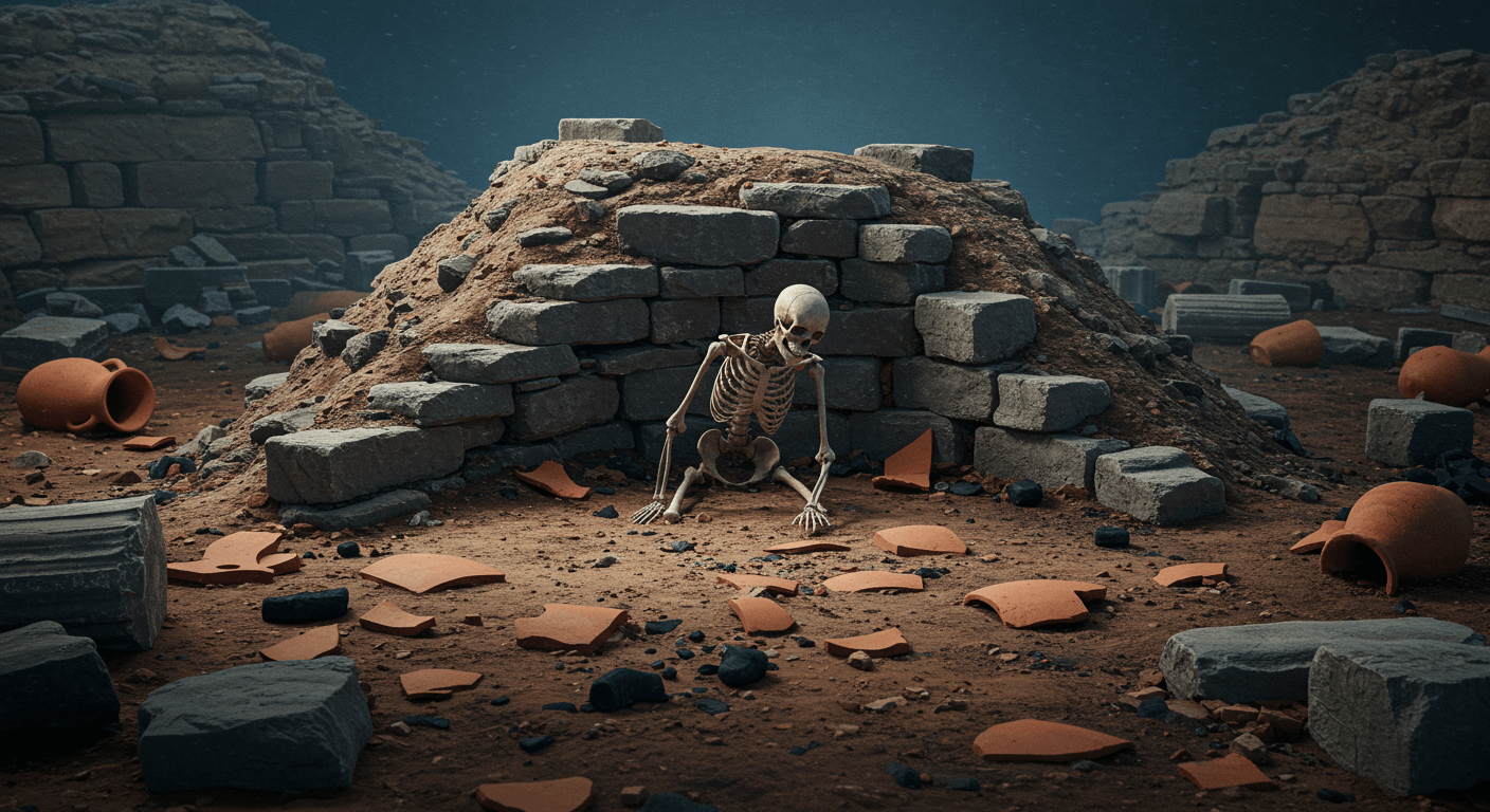 트로이 유골 분석법 A to Z (웅크린 자세, 탄소연대측정, 매장방식) 관련 사진