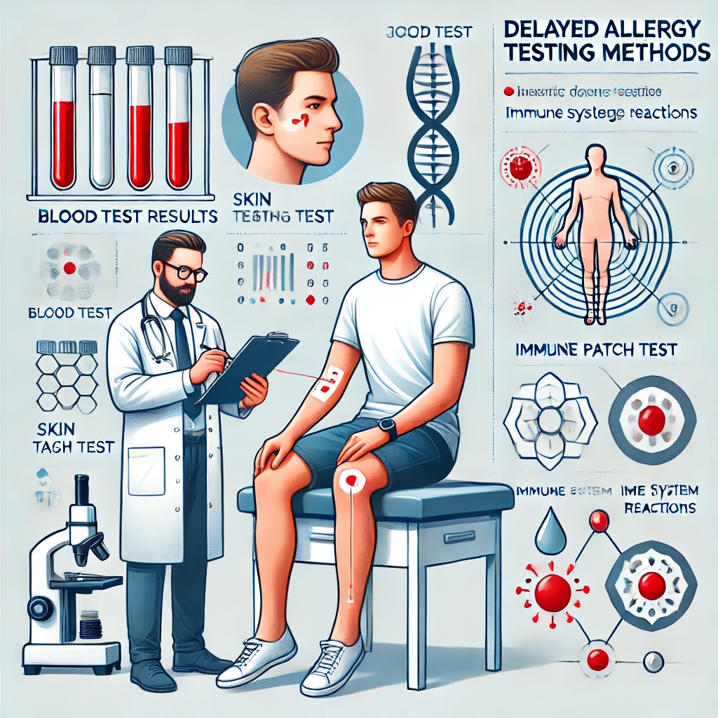 최근 주목받는 지연성 알러지 검사 방법 관련 이미지