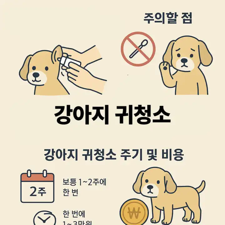 강아지 귀청소