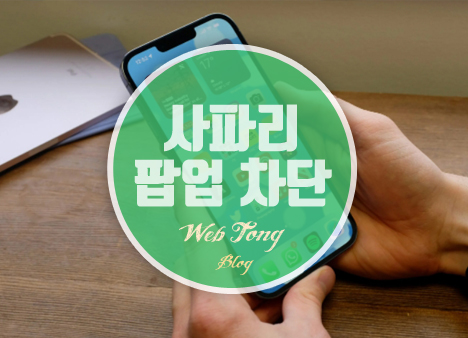 사파리 팝업 차단