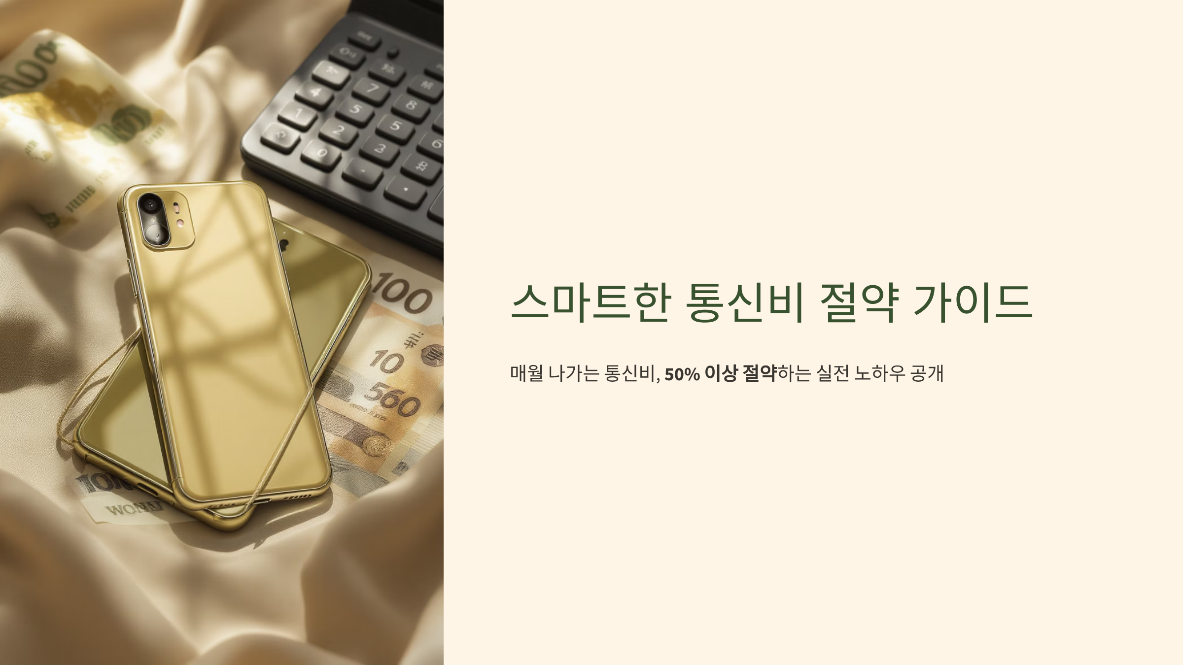 통신비 폭탄 탈출하는 실전 절약법