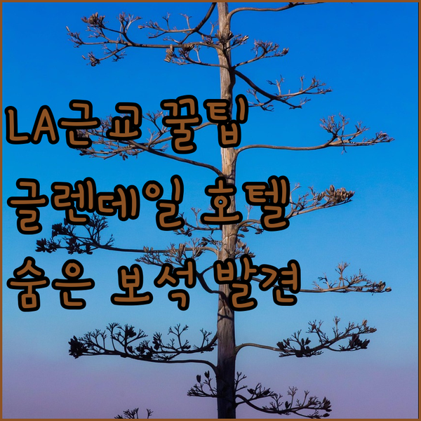 헐 LA 근교 글렌데일 호텔 꿀팁 대