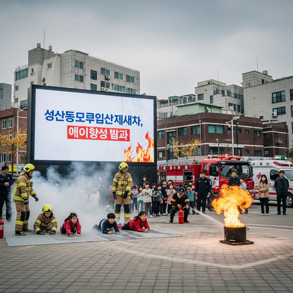 성산동 화재 생생 체험기