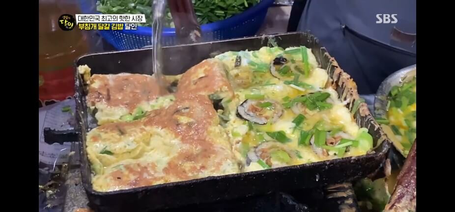 생활의 달인 989회 부침개 달걀 김밥 달인 대구 서문시장 에덴김밥