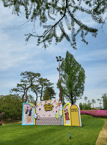 크리스에프앤씨 KLPGA 챔피언십 광고판