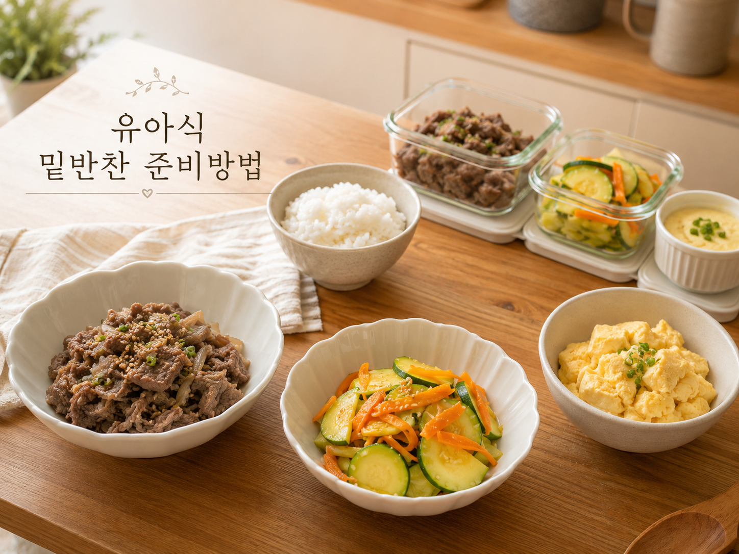 유아식 밑반찬 준비방법 관련 사진