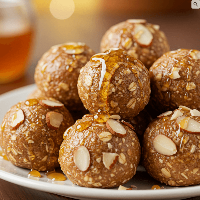 꿀 아몬드 오트볼