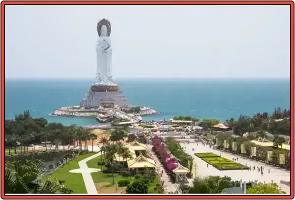 하이난 싼야의 해수 관음상