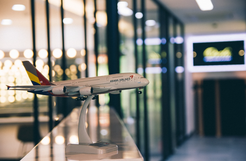 아시아나항공 모형사진