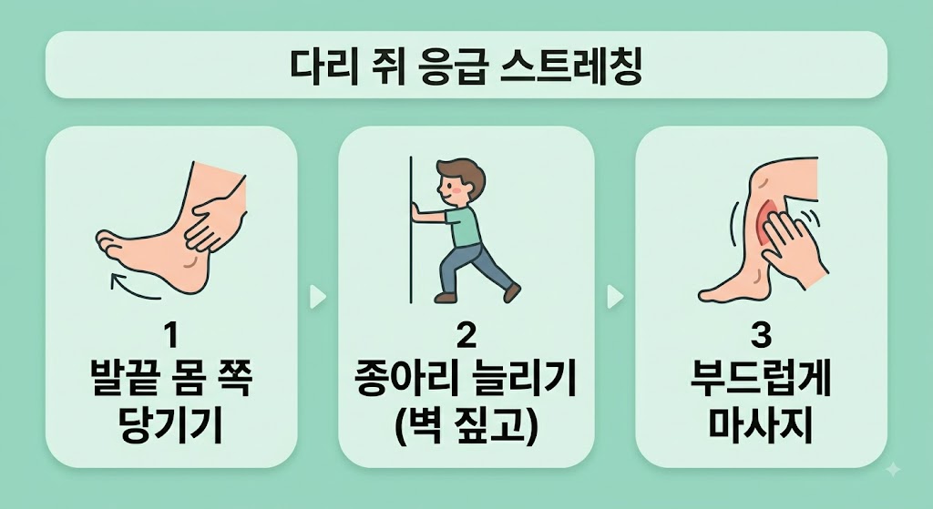 자다가 다리에 쥐 나는 이유, 왜 밤마다 반복될까요?