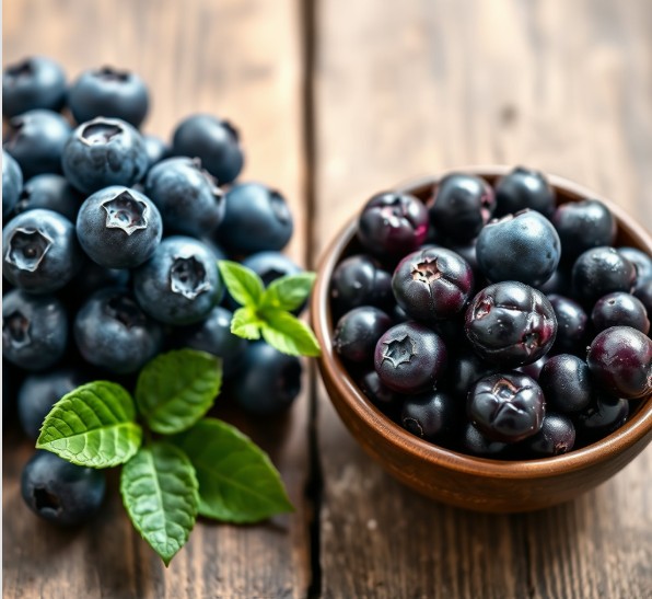 블루베리 vs 아사이베리