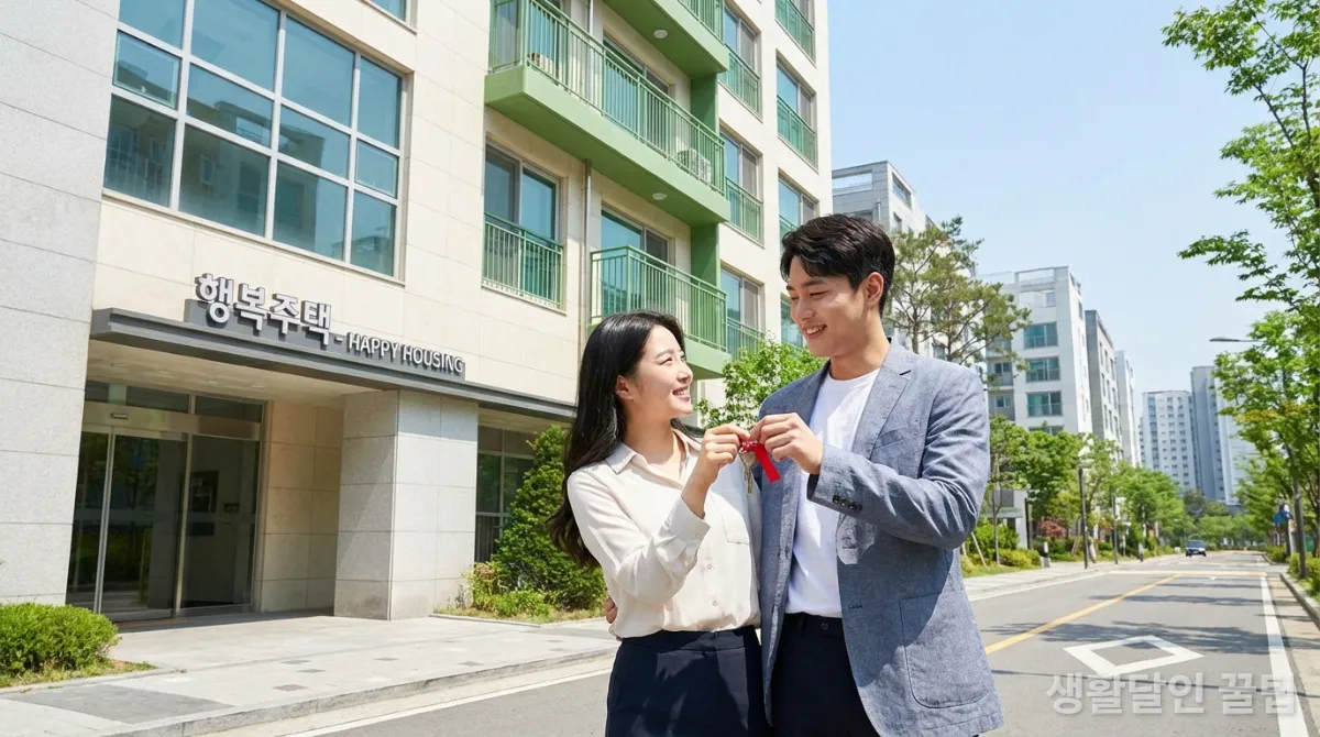 신혼부부 전세자금 대출과 행복주택으로 내 집 마련의 꿈을 이룬 한국인 신혼부부