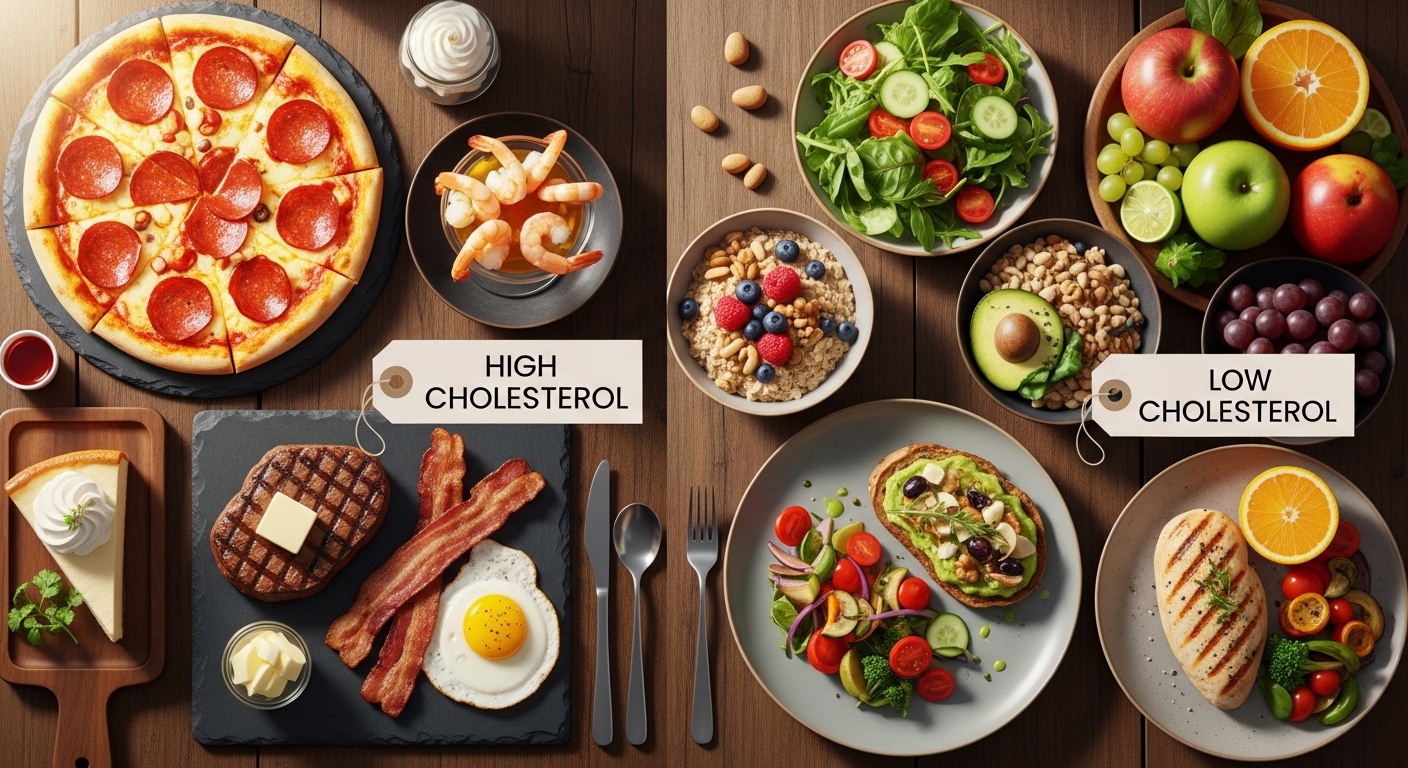 콜레스테롤에 나쁜 음식과 좋은 음식