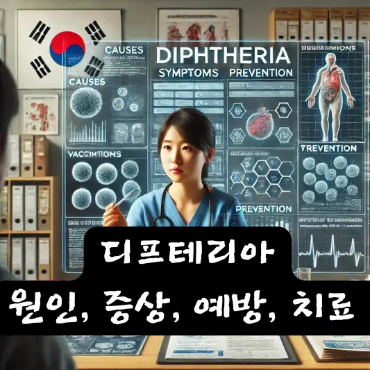 디프테리아 원인 예방
