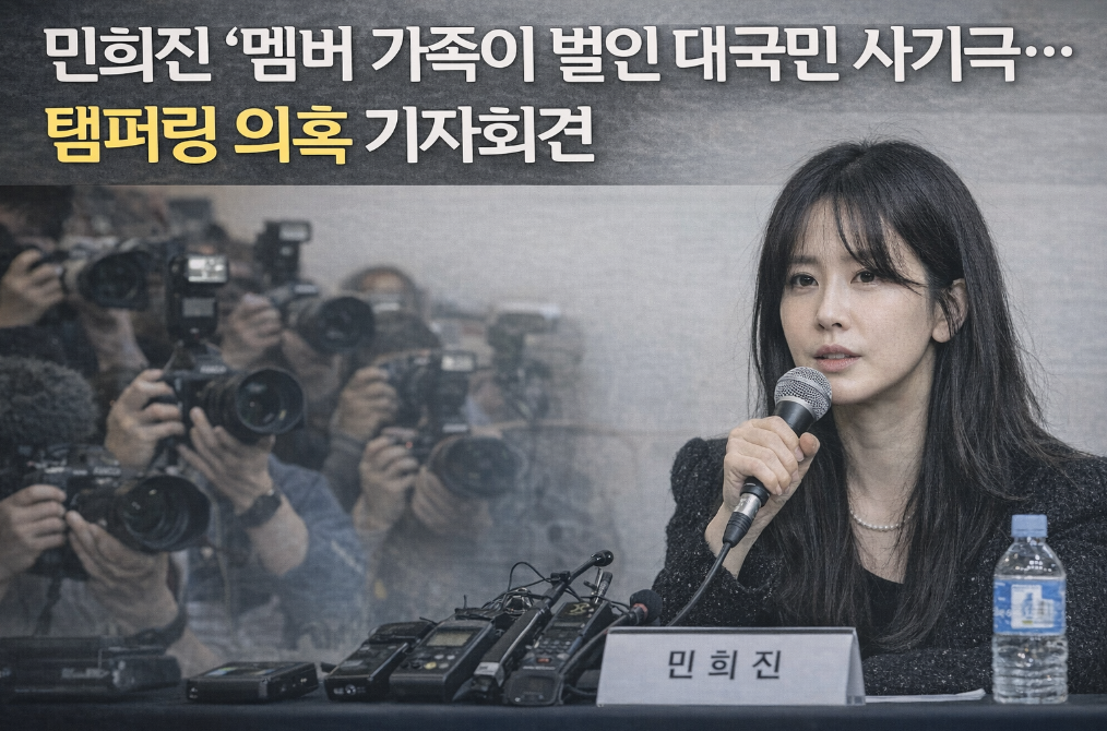 민희진 폭로 "뉴진스 멤버 가족 사기극" 진실은?