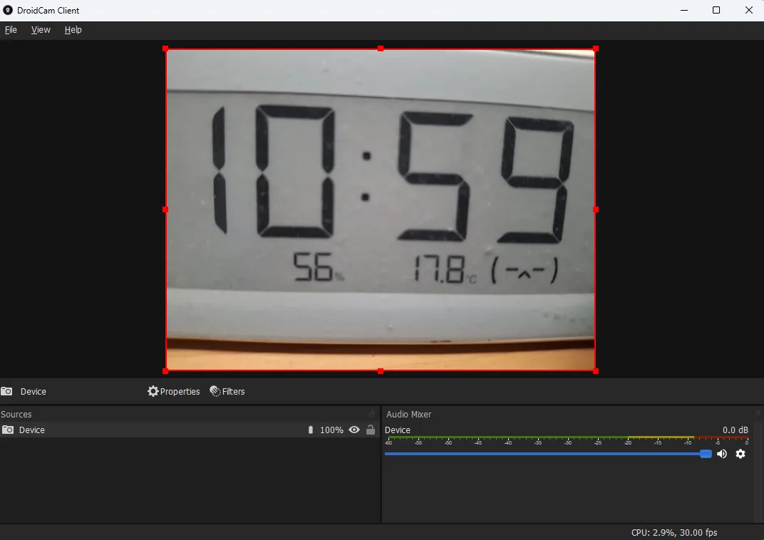 스마트폰을 PC 웹캠으로 DroidCam PC 사용