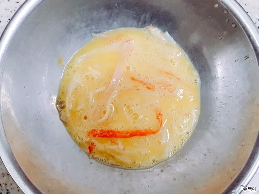 크래미-요리-간장계란덮밥-다이어트-레시피
