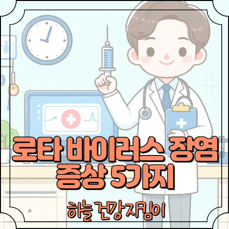 로타 바이러스 장염 증상 5가지