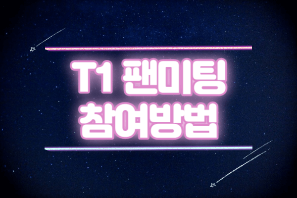롤드컵 우승 이벤트 T1 팬사인회 팬미팅
