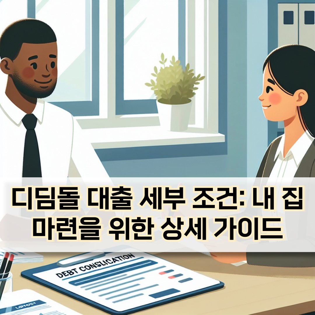디딤돌 대출 세부 조건 내 집 마련을 위한 상세 가이드