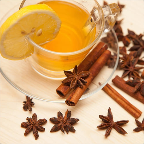 레몬차와 계피&amp;#44; 팔각