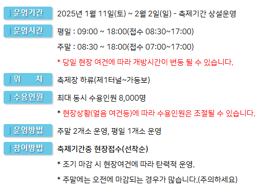 산천어 축제