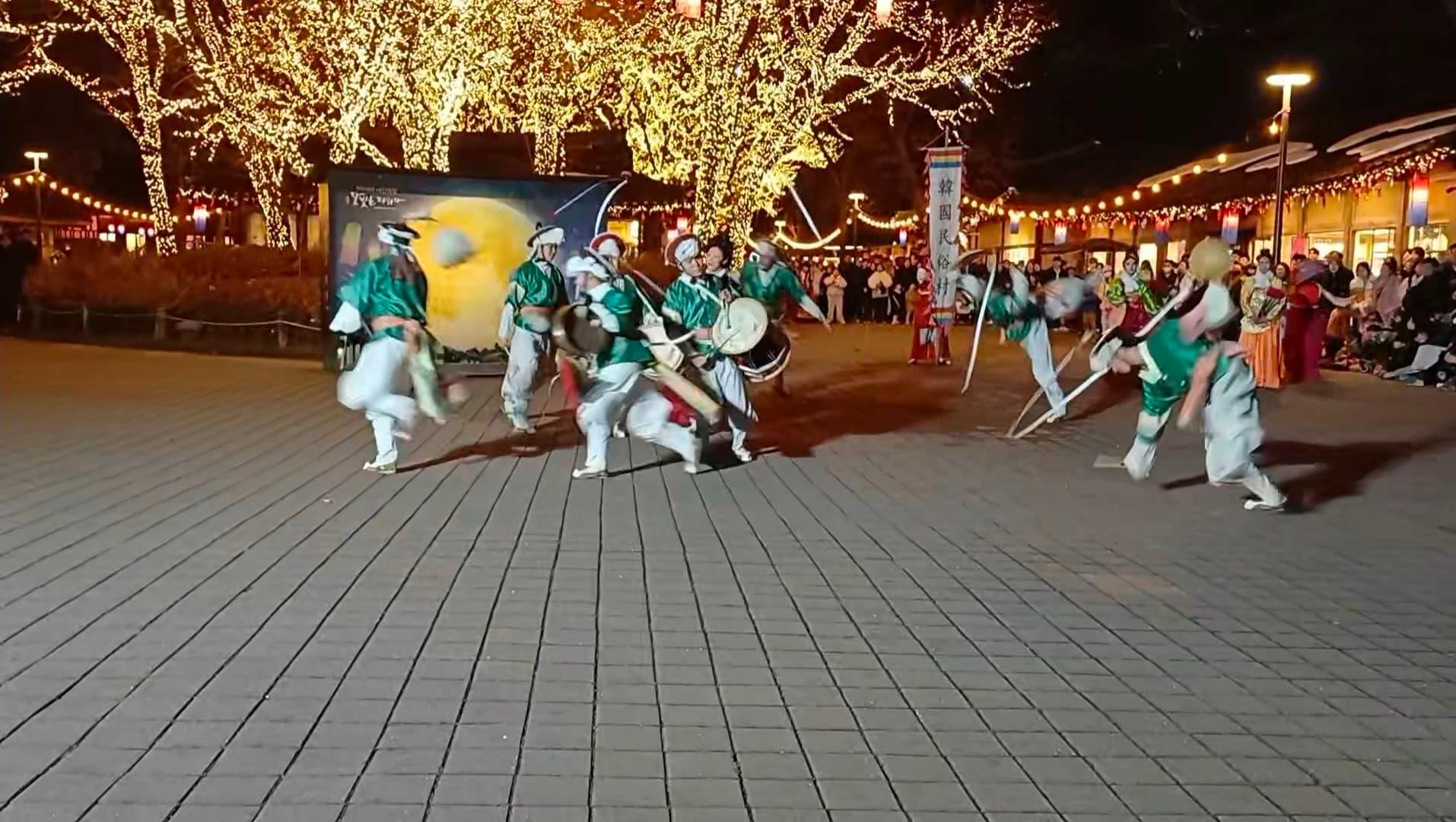 부채춤·풍물·국악&#44; 한밤의 조선 무대