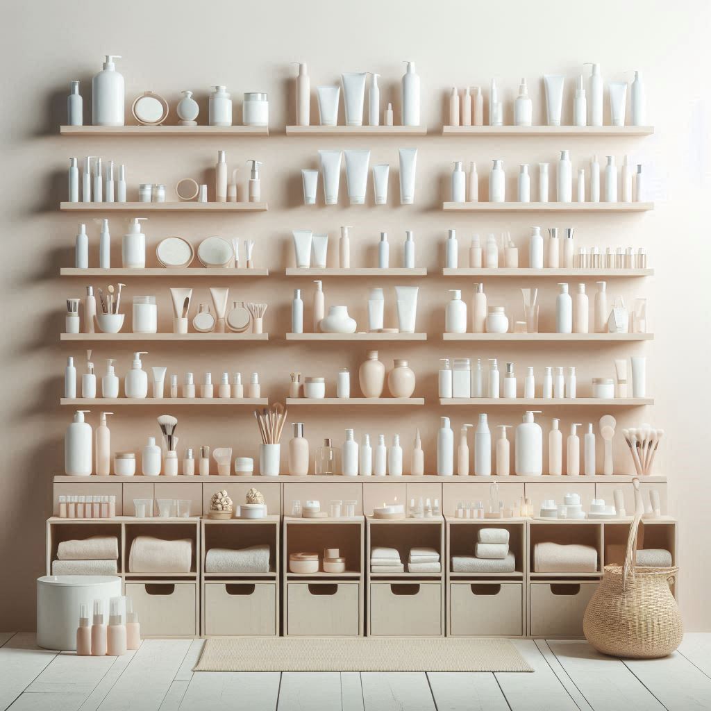 피부,체형관리 샵 배경