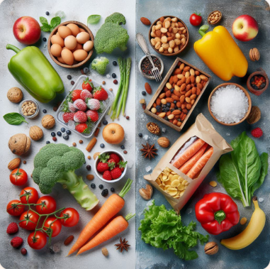 신선식품 vs 냉동식품, 건강한 밥상은?