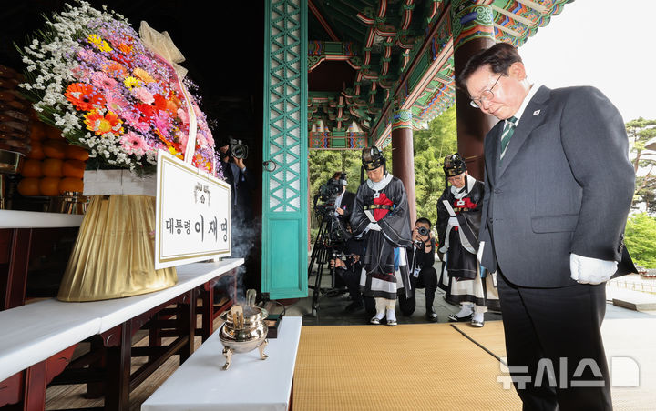 이재명 대통령 축사: 현충사 방문, 이순신 정신과 AI 기술 강국으로의 도약