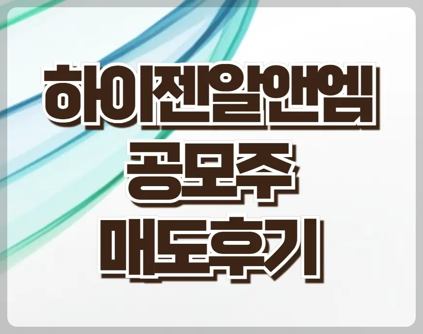 하이젠알앤엠