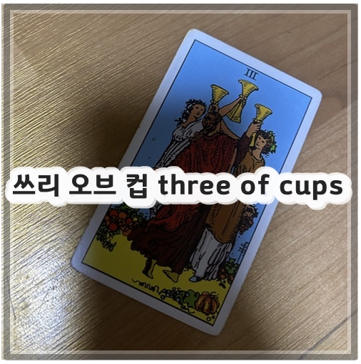 쓰리 오브 컵 three of cups