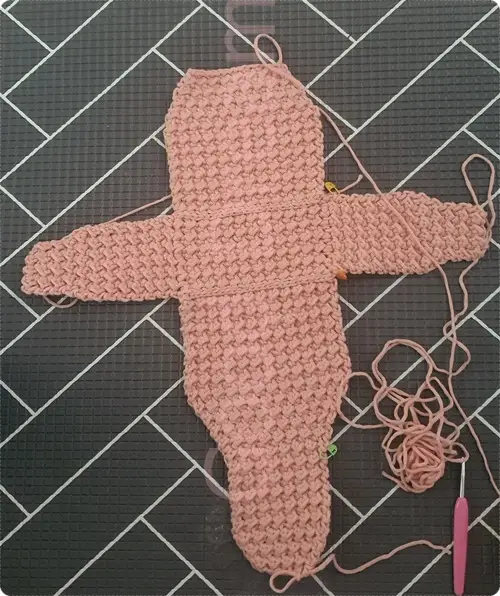 디어크로쉐 DIY 진달래꽃 리본 가방